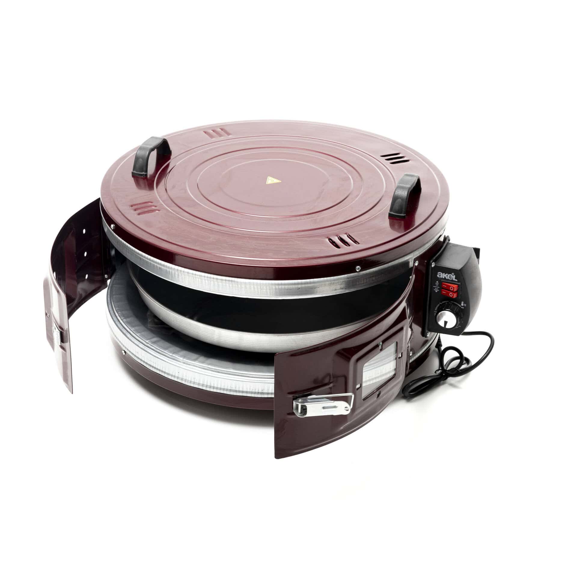 Ηλεκτρικό Στρογγυλό Φουρνάκι Akel AF-008B – 48cm - Image 2